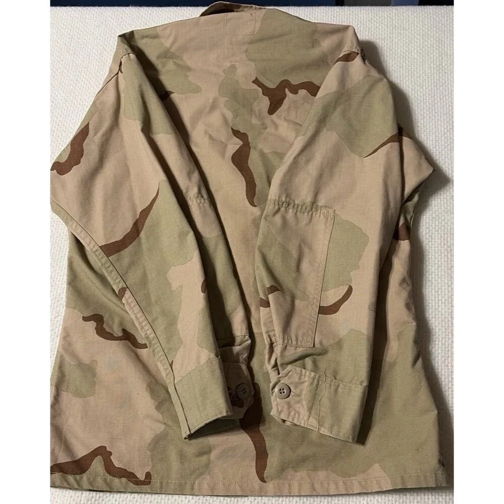 Genuine US Military 3 Color Desert Camo BDU Field Jacket Small Short Made in USA